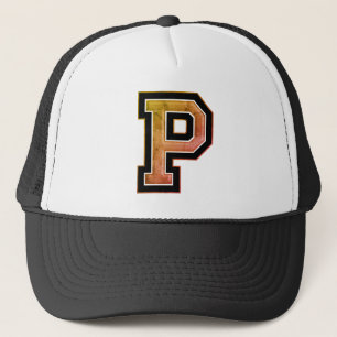 Monogrammed "P" initialt Keps
