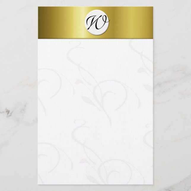 Monogrammed personlig brevpapper (Framsida)