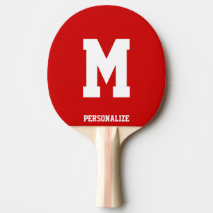 Monogrammed pingpongpaddel till bord tennis pingisracket