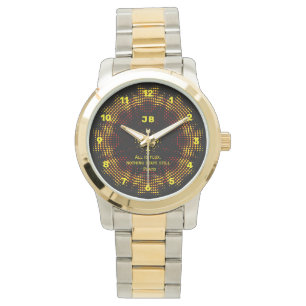 Monogrammed Plato eWatch Watch Armbandsur
