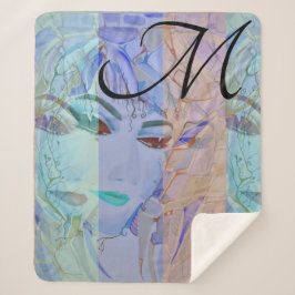 Monogrammed Romantic Shabby chic Pastel Färg