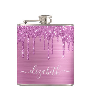 Monogrammed rosa Glitter-drivrutiner Fickplunta