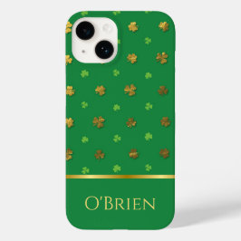 Monogrammed Shamrock Irish iPhone / iPad-fall