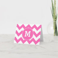 Monogrammed shock rosasicksackmönster