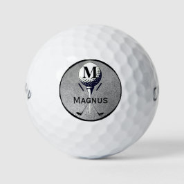 Monogrammed Silver Golf Tee