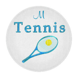 Monogrammed skärbrädor för nätt TENNIS