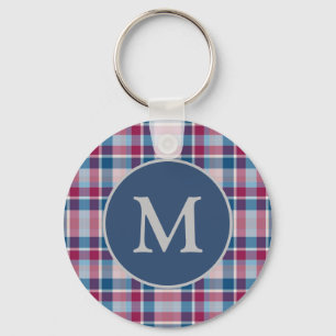 Monogrammed snyggt Classic Play Nyckelring