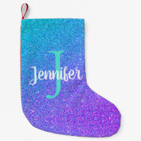 Monogrammed Sparkling glitter för flickaktigt