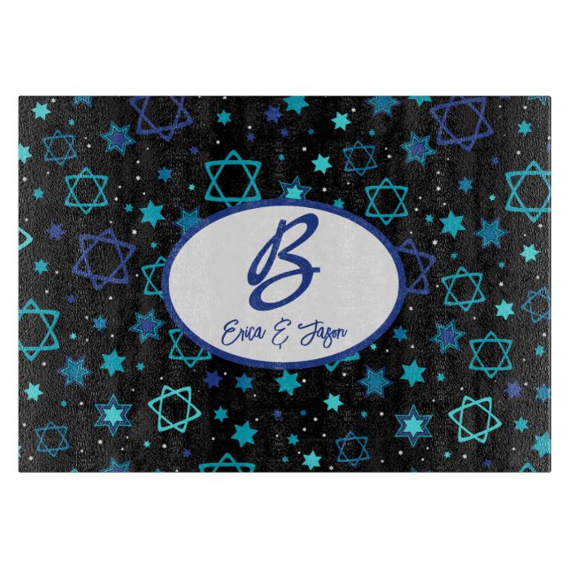 Monogrammed Star of David Challah Board (Framsidan)