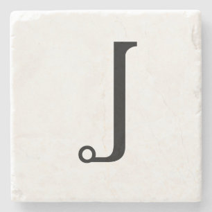 Monogrammed stenunderlägg