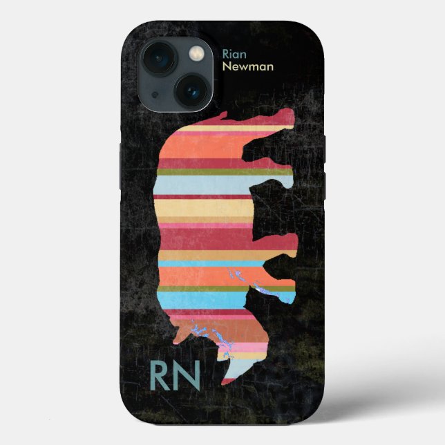 Monogrammed Stripe Rhino (Baksida)