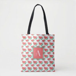 Monogrammed Summer Bags Watermelon Mönster Tygkasse