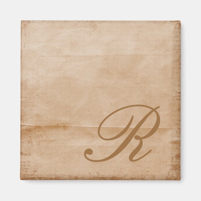 Monogrammed-tan Magnet (Framsidan)