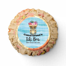 Monogrammed Tiki Pub Party