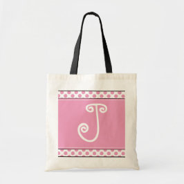Monogrammed tote bags tygkasse