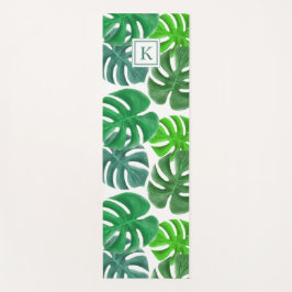 Monogrammed Tropical Löv Mönster