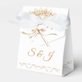 Monogrammed Victorian Fläkt Presentaskar