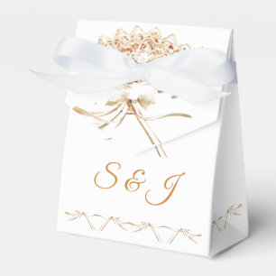 Monogrammed Victorian Fläkt Presentaskar