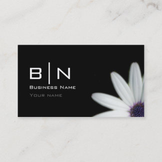 Monogrammed visitkort