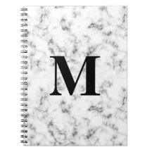 Monogrammed White Marble Mönster