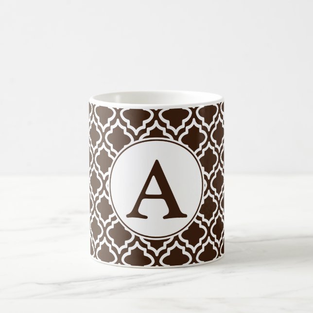 Monogrammerad Brun Mugg (Center)