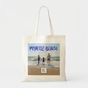 Monogrammerad Myrtle Beach Souvenir Sand Surf Fami Tygkasse