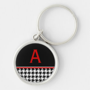 Monogrammerad Retro Nyckelring