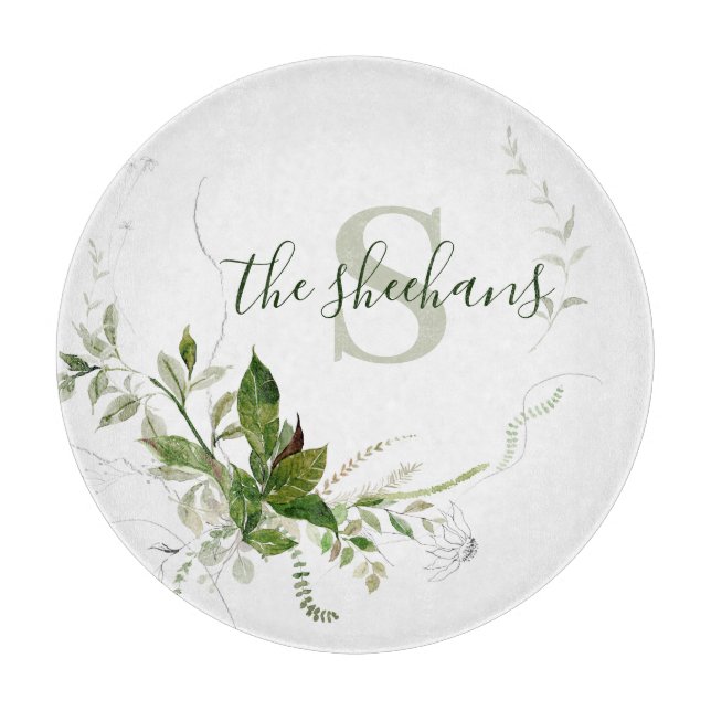 Monogrammerad Skärbräda (Framsidan)