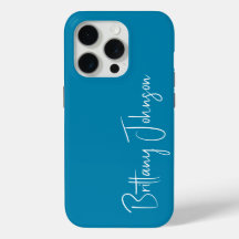 Monogrammerad Teal