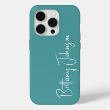 Monogrammerad Teal