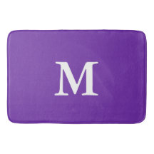 Monogrammerad Violett Lila