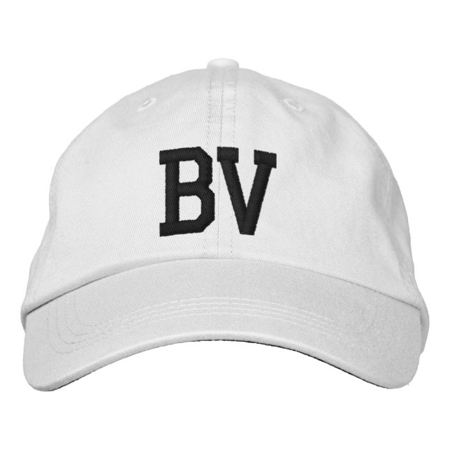 MONOGRAMMERADE HATTAR BRODERAD KEPS (Framsida)