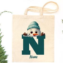 Monogrammet-Anpassningsbarna för familjejul, Cute Tygkasse