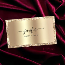 Monogrammet Eleganten Luxury Guld Glitter Ram