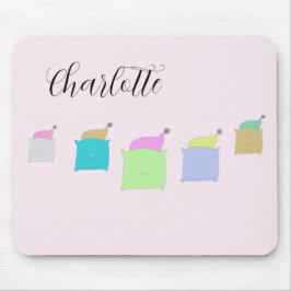 Monogrammet för illustration av ljus i kassa musmatta