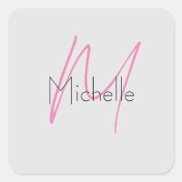 Monogrammet Minimalistiskt vanligt Namn i modern