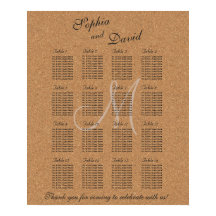 Monogrammet Rustic Vin Bröllop Kork 16