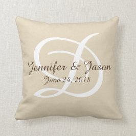 Monogrammet speciellare händelse kudde