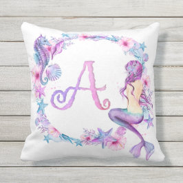 Monogrammets Sjöjungfru - A Kudde