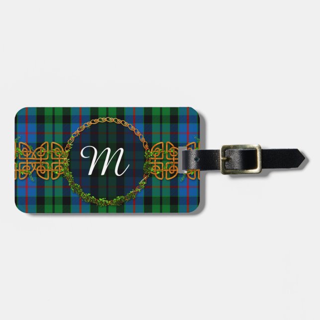 MonogramMorrison Tartan Bagagebricka (Horisontell Framsida)