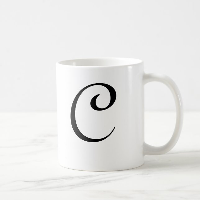 Monogrammugg "C ", Kaffemugg (Höger)