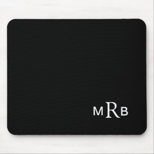 Monogrammusen vadderar med din initialer musmatta
