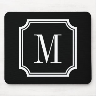 Monogrammusmatta med klassad anpassningsbar Svar Musmatta