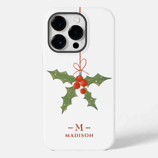 Monogramnamn Jul Julros Vinterblomma (Baksida)