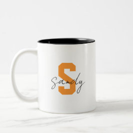 Monogramnamn Två-Tonad mugg