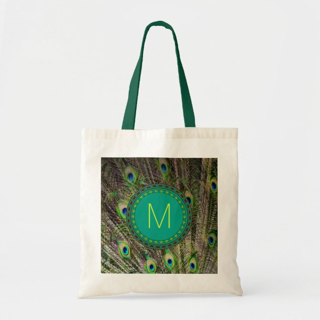 Monogrampåfågeltoto Tygkasse (Framsidan)