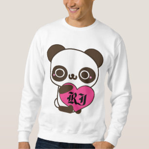 MonogramPandahjärta Långärmad Tröja
