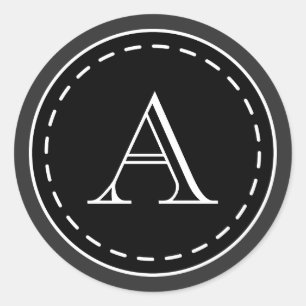 Monogramplanscher Klistermärken