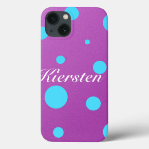 Monogrampolkaen pricker iPadfodral