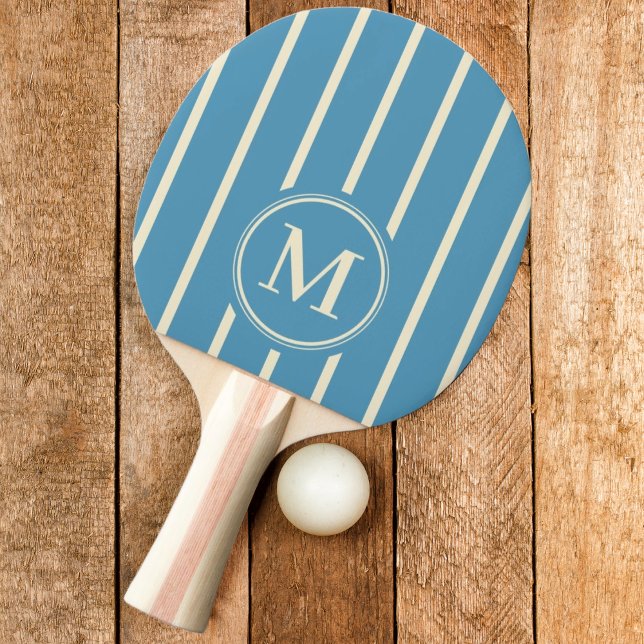 Monogramremsa Aqua Splash Färg Pingisracket (Skapare uppladdad)